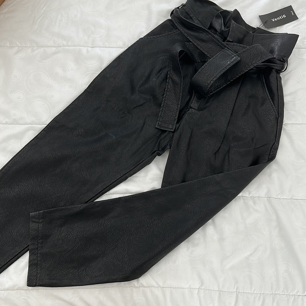 Black High waist style pants